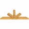 Ekena Millwork Saratoga Rough Sawn Timber Gable Bracket, Western Red Cedar, 72"W x 33"H x 4"D x 6"F, 11/12 Pitch GBW072X33X0406SAR00RWR - alternate 4